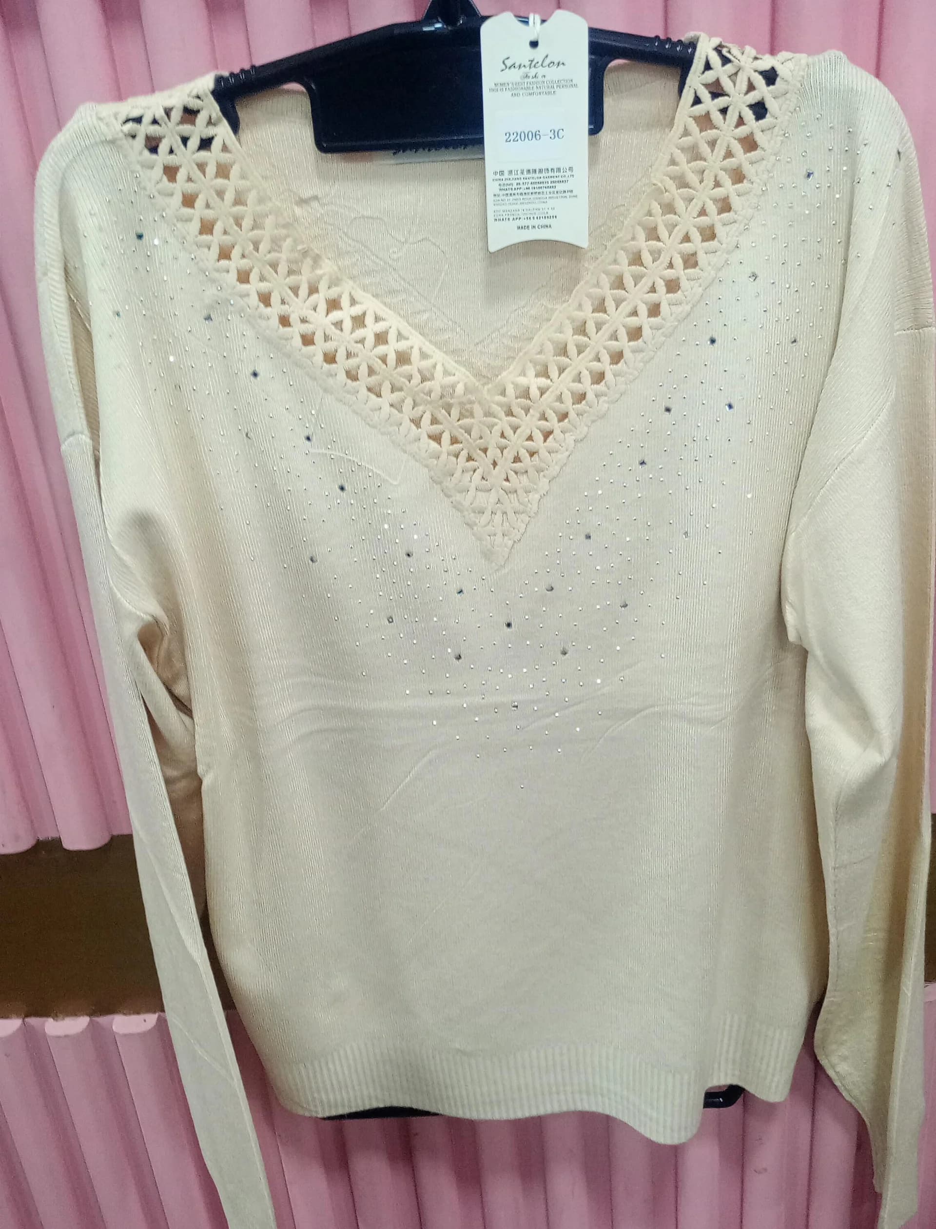 SUETER SPANDEX STRASS
