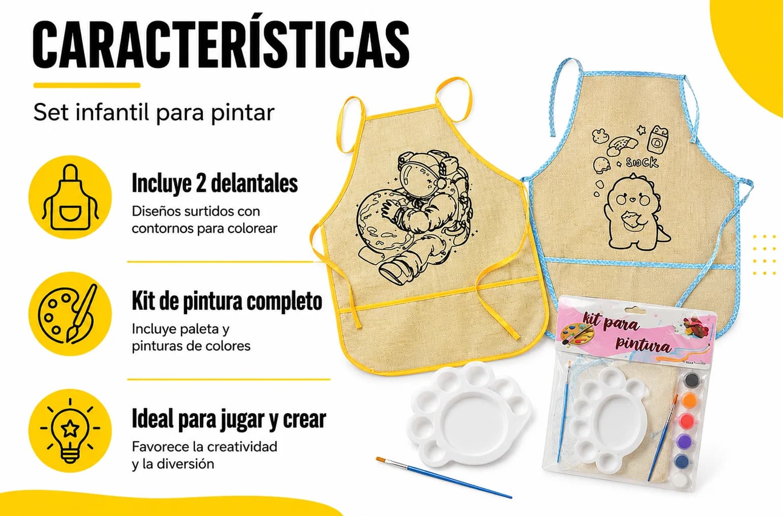 KIT PINTURA + DELANTAL
