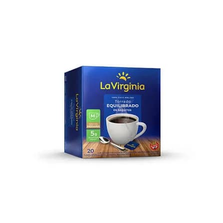 Cafe La virginia x20 saquitos