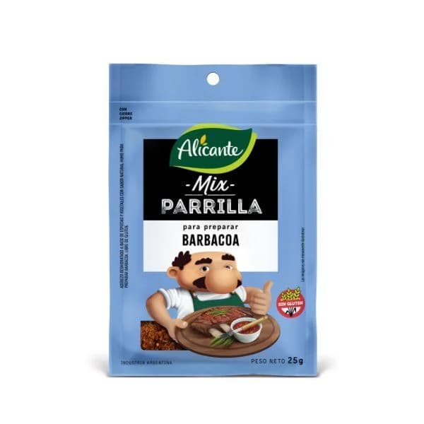 Condimento alicante Barbacoa 25g Mix parrilla