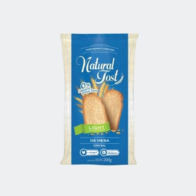 Tostadas de mesa con sal Natural Tost