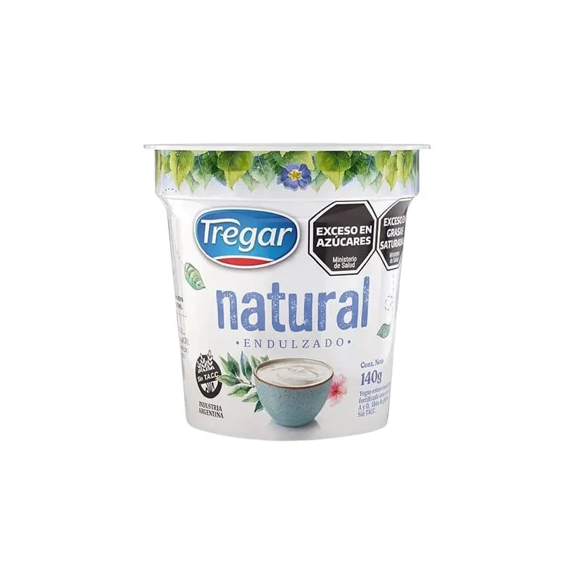 Yogur natural endulzado 140g