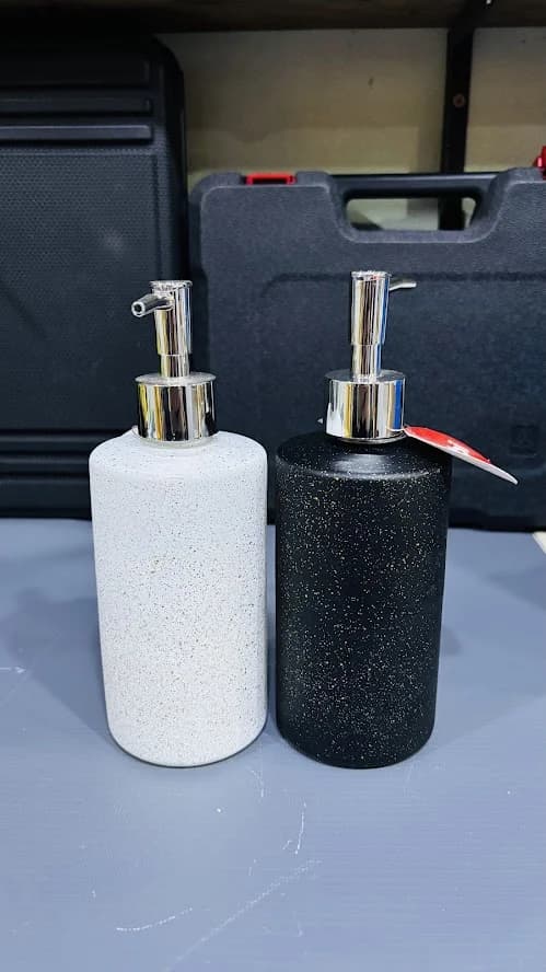 Dispenser de jabon de ceramica