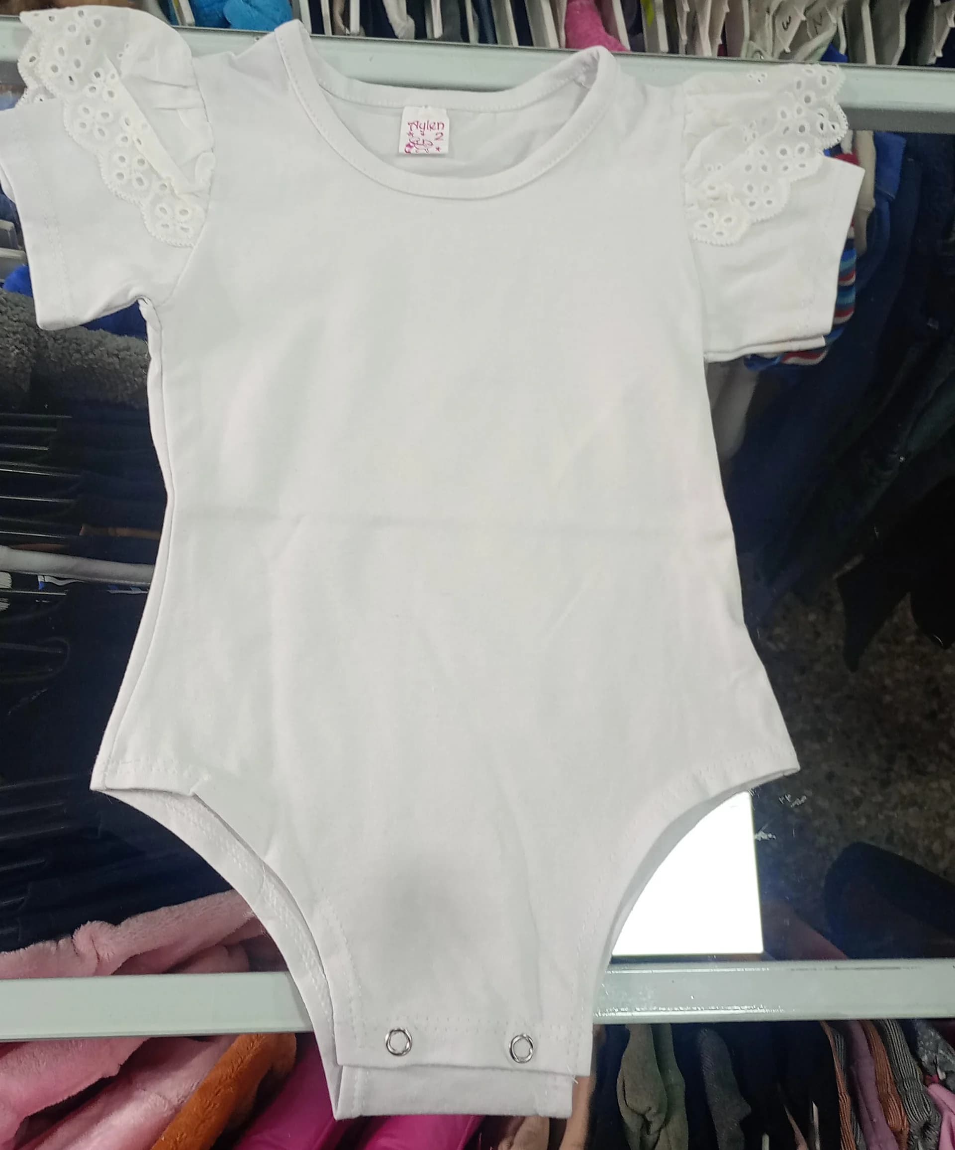 BODY BEBÉ MANGA BRODERIE