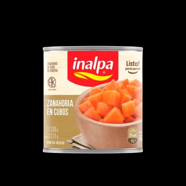 Zanahoria en cubitos Inalpa