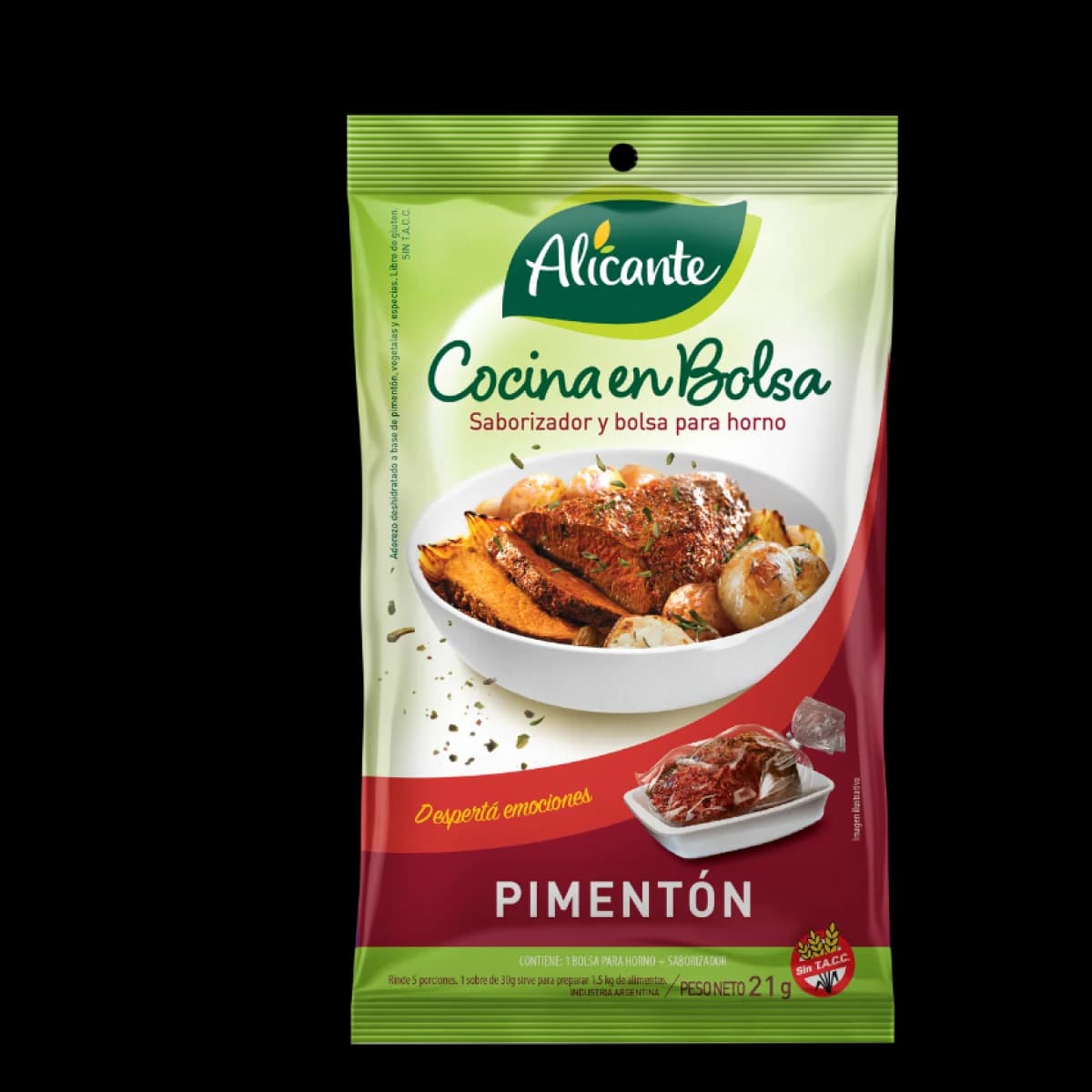 Cocina en bolsa Pimenton Alicante 21g