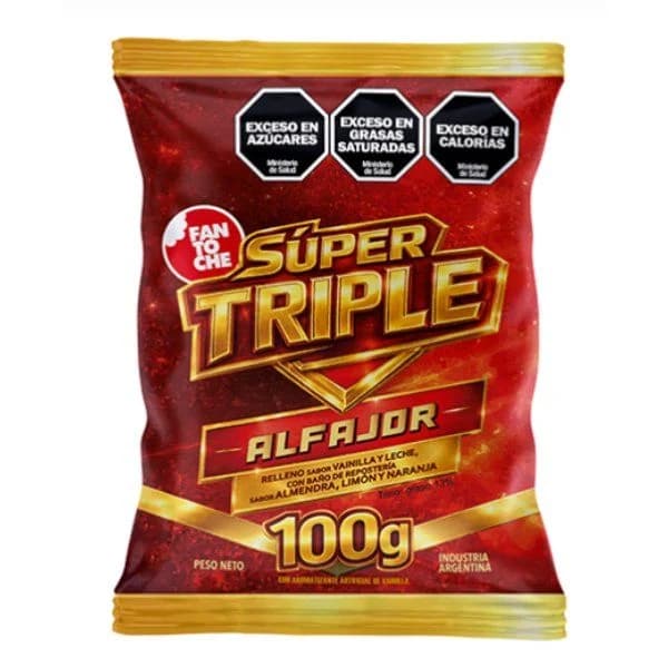 Alfajor fantoche Super Triple