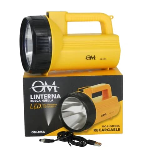LINTERNA LED BUSCA HUELLA OM 125