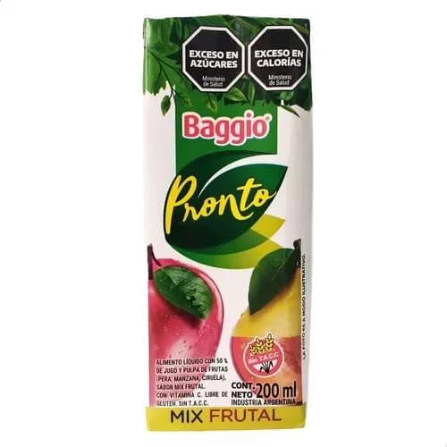 Jugo Baggio Mix Frutal 200ml