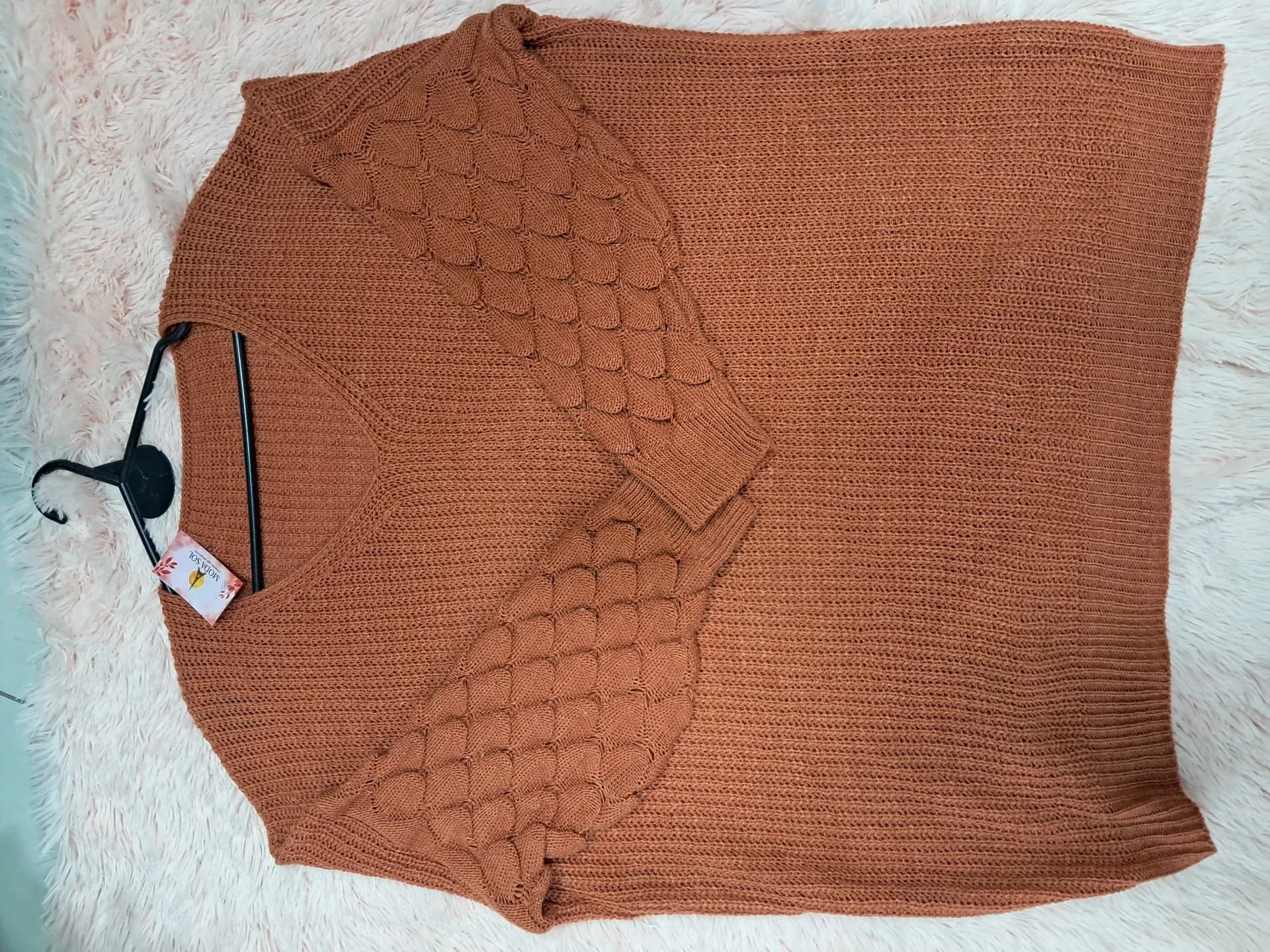 SWEATERS TEJIDO OVERSIZED DE MUJER