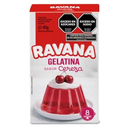 Gelatina Ravana Cereza