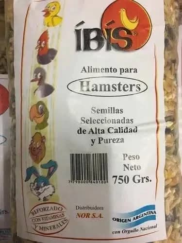 MEZCLA HAMSTER IBIS x750gr