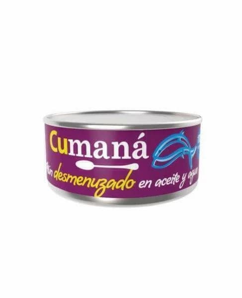 Atun desmenuzado en aceite y agua 170g cumana