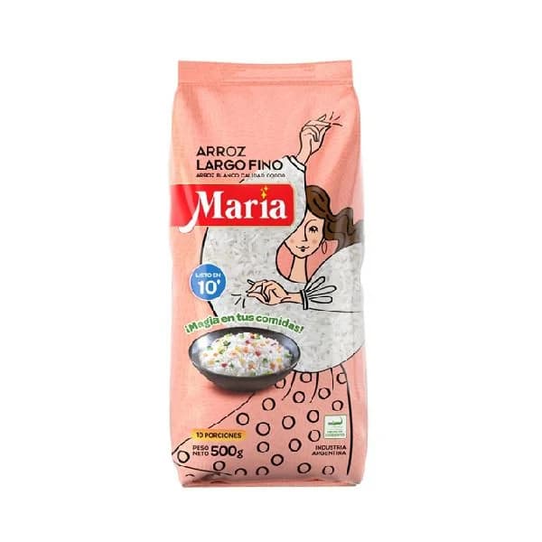 Arroz Maria Largo Fino 500g