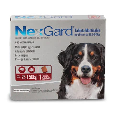 Nexgard (pastilla) de 25 a 50 kg