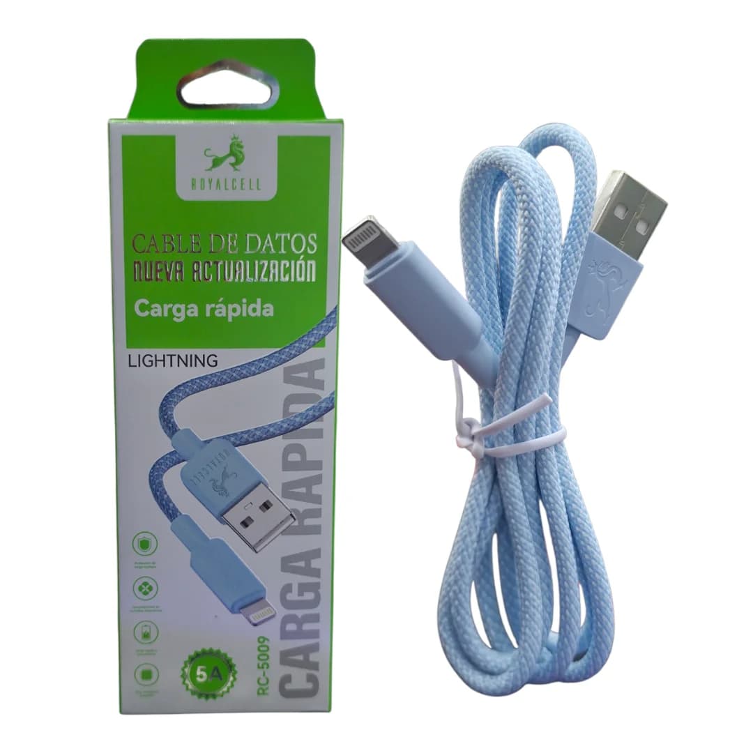 USB IPHONE (USB-LIGHTNING) ROYALCELL 5A RC5009