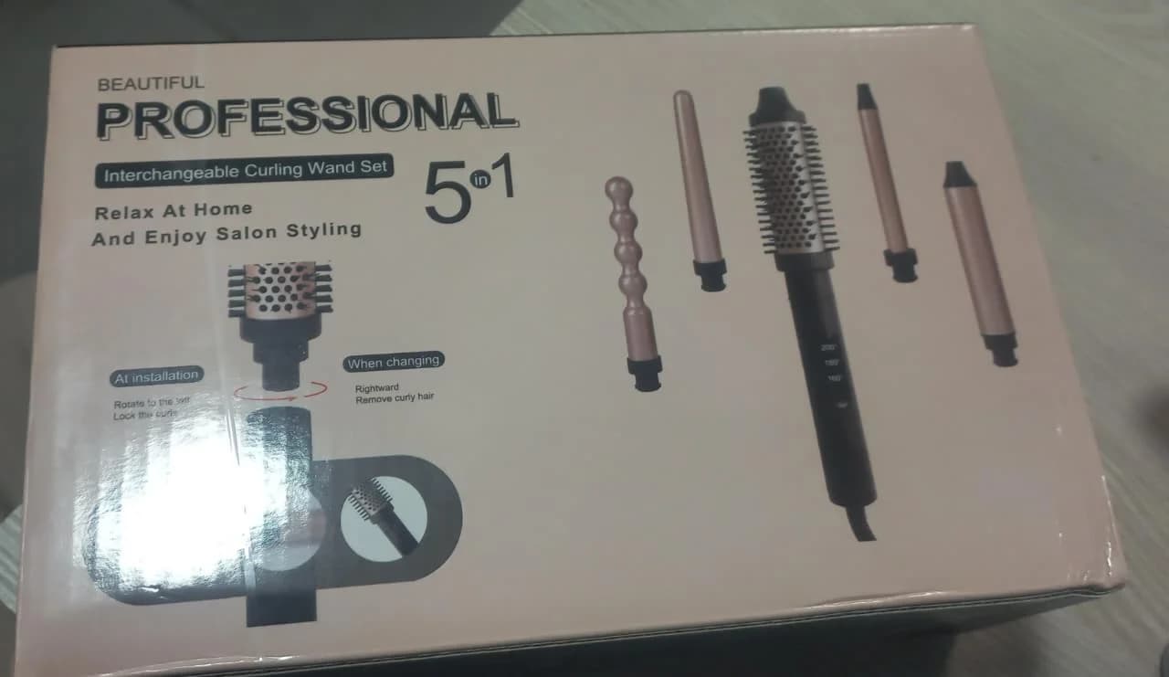 CEPILLO RIZADOR PROFECIONAL 5 EN 1