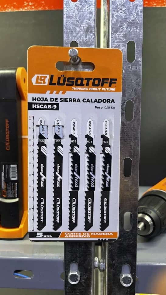 Hoja de sierra caladora corte agresivo pack x5 Lusqtoff