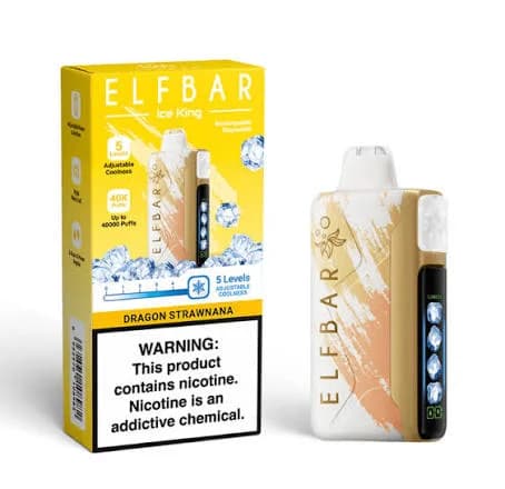 VAPER ELFBAR DRAGON STRAWNANA