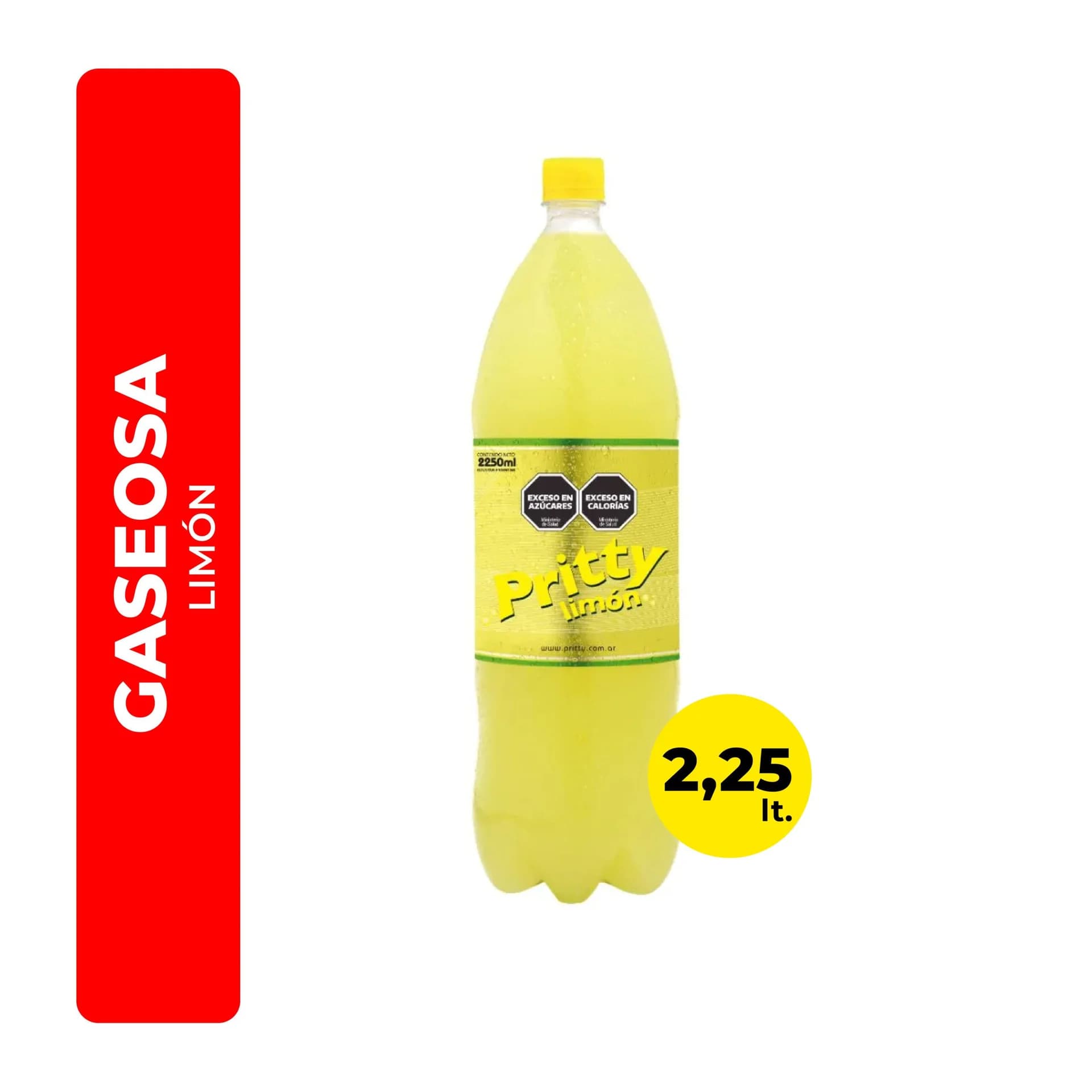 GASEOSA PRITTY 2,25 LTS