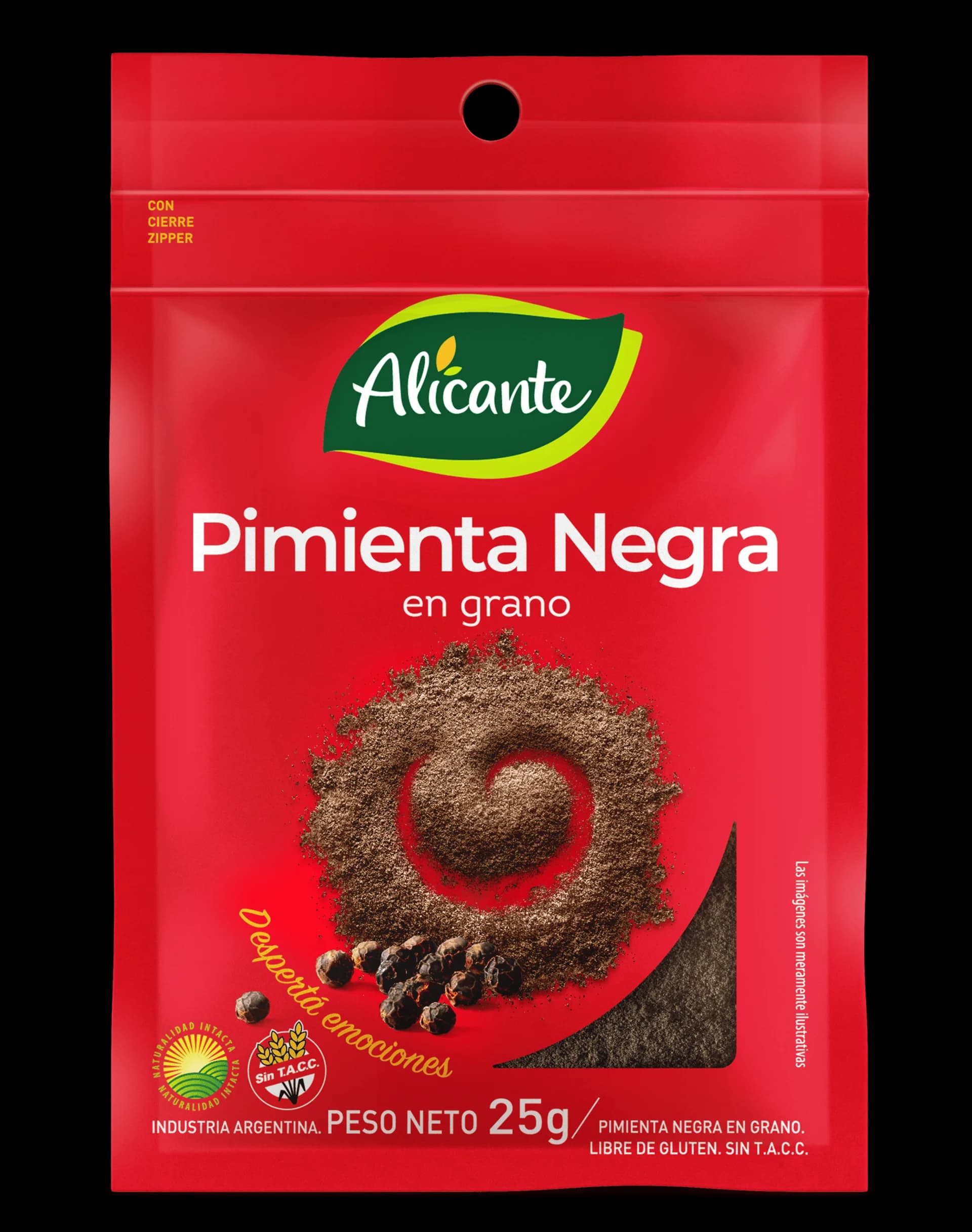 Condimento Pimienta Negra en grano Alicante