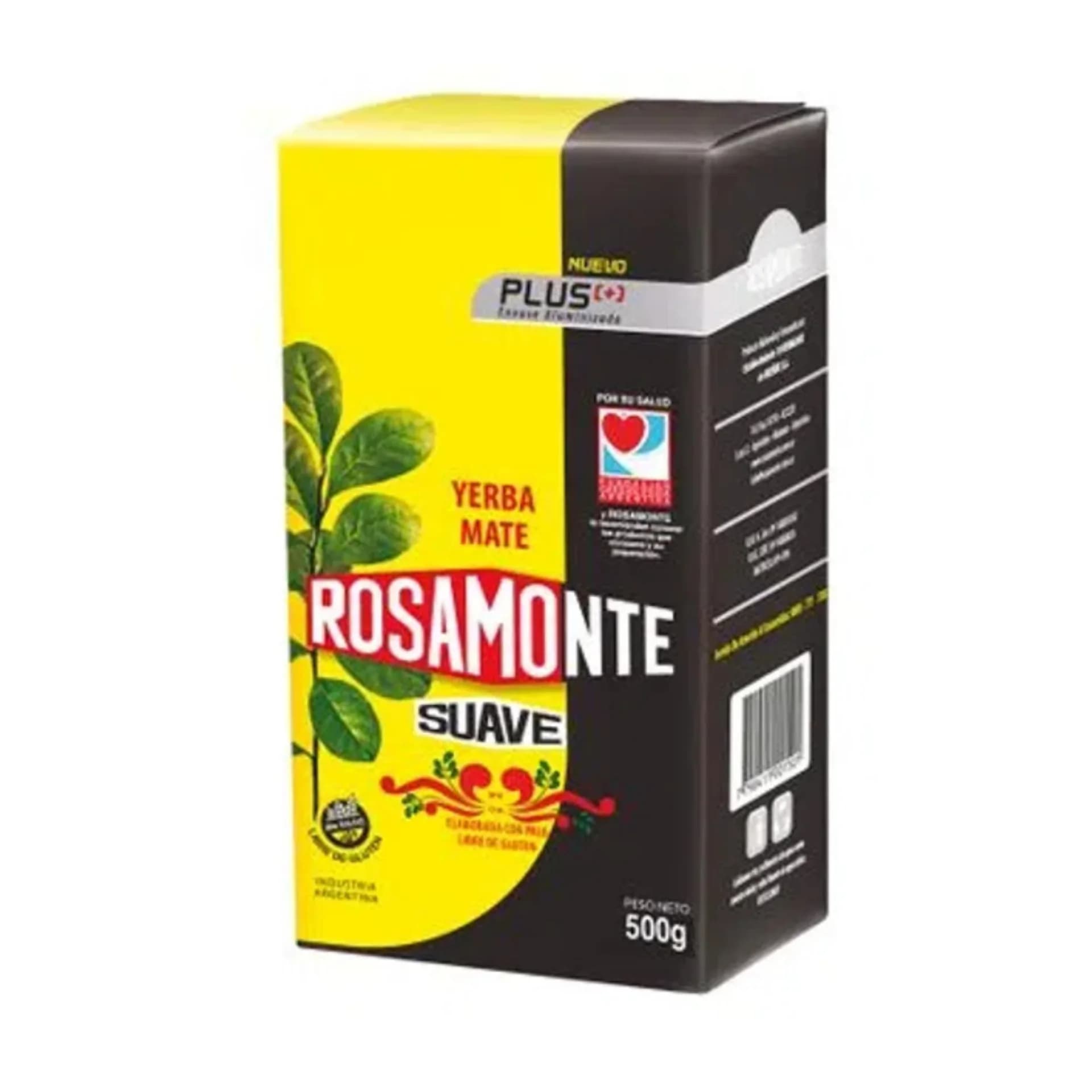 Yerba Rosamonte suave con palo 500g