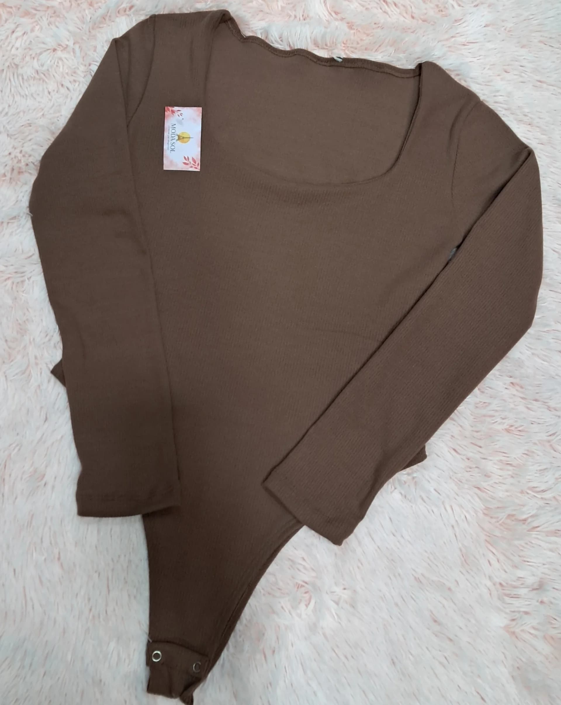 BODY MANGA LARGA MUJER