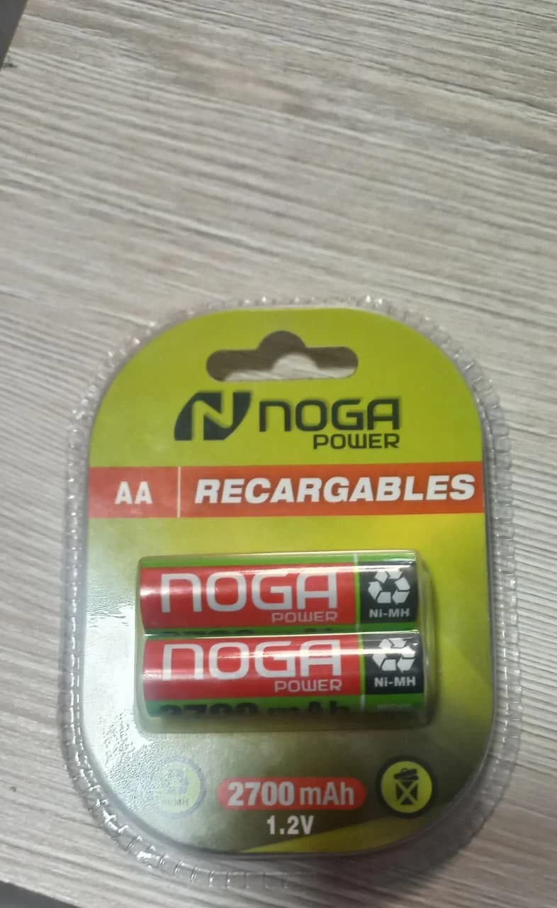 PILAS AA BLISTER RECARGABLE NOGA 2700MAH