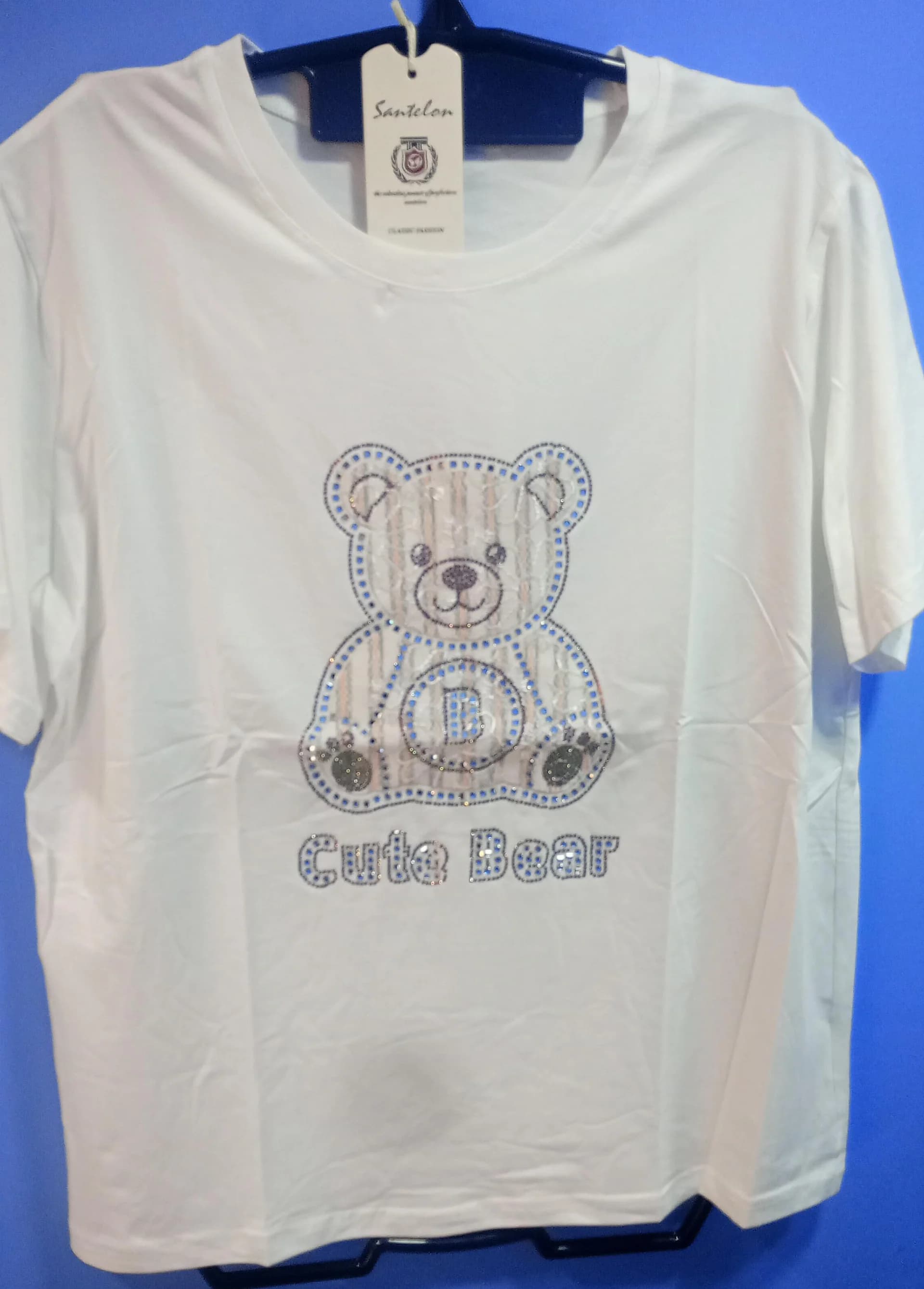 REMERA DAMA OSO STRASS