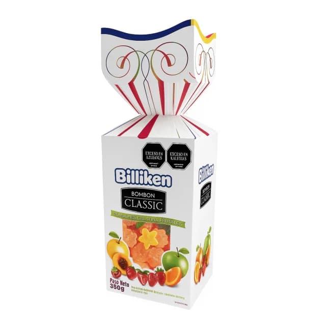 Bombones billiken classic frutales 350g