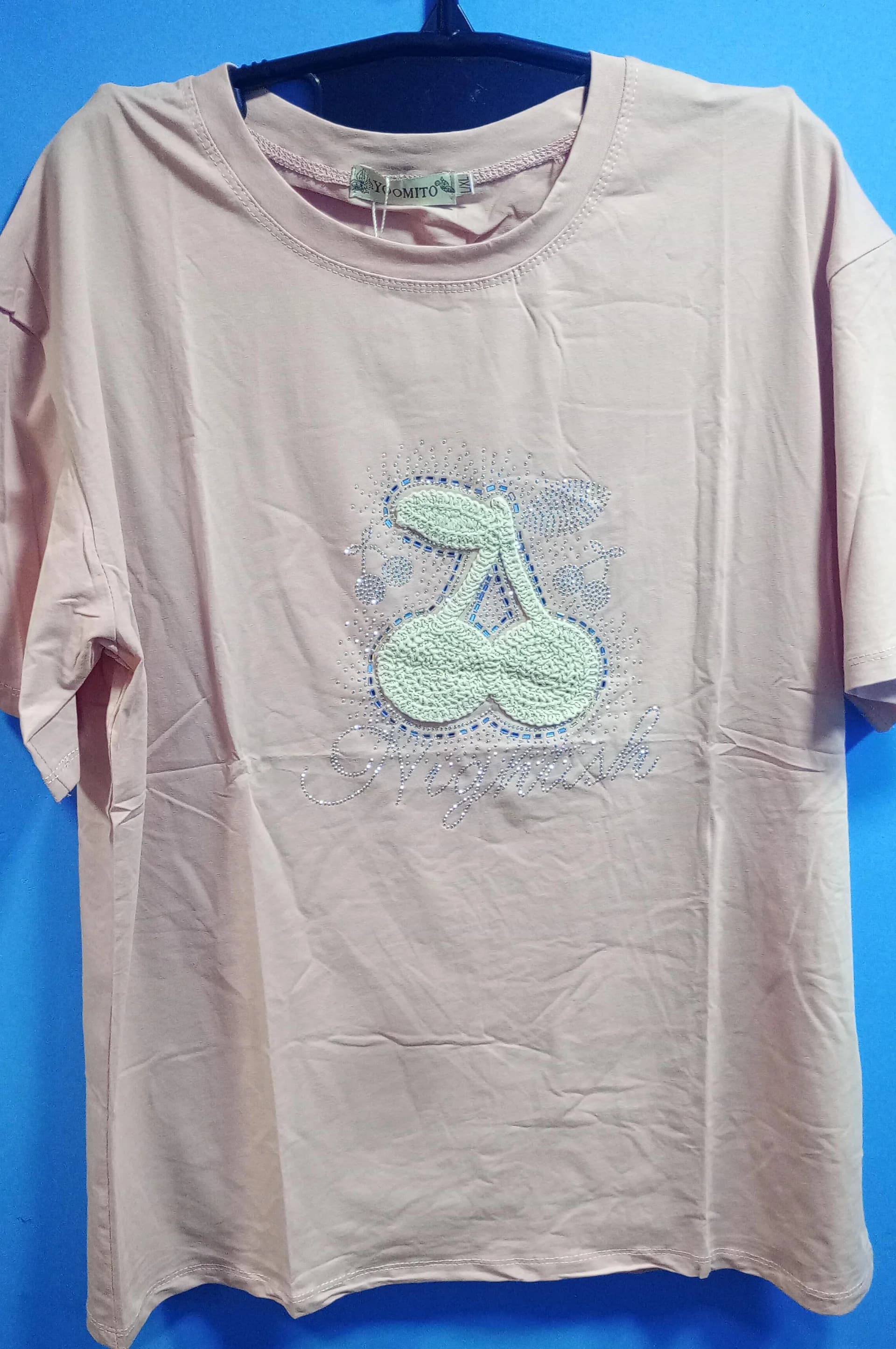 REMERA CEREZA TEJIDA