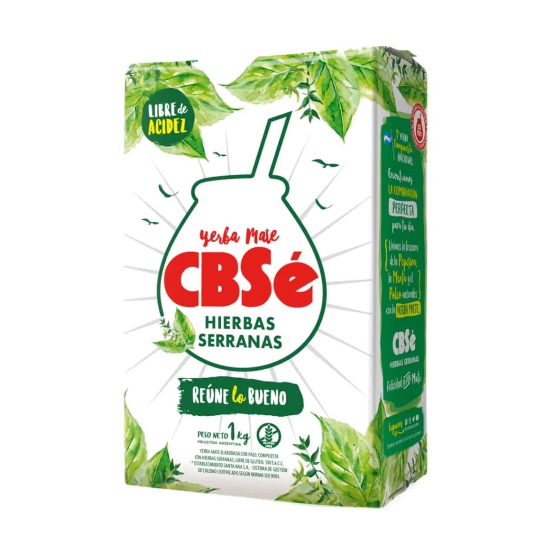 Yerba mate CBSe hiervas serranas