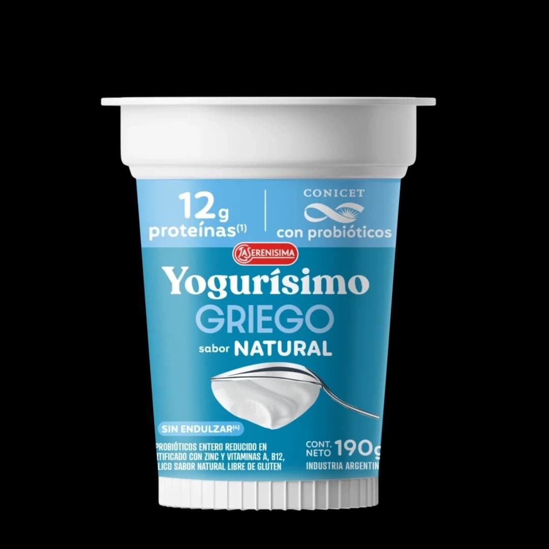 Yogurt griego la serenisima Sin Endulzar