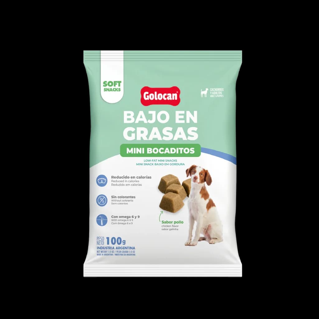 GOLOCAN MINI BOCA. BAJO GRASA x 100 g