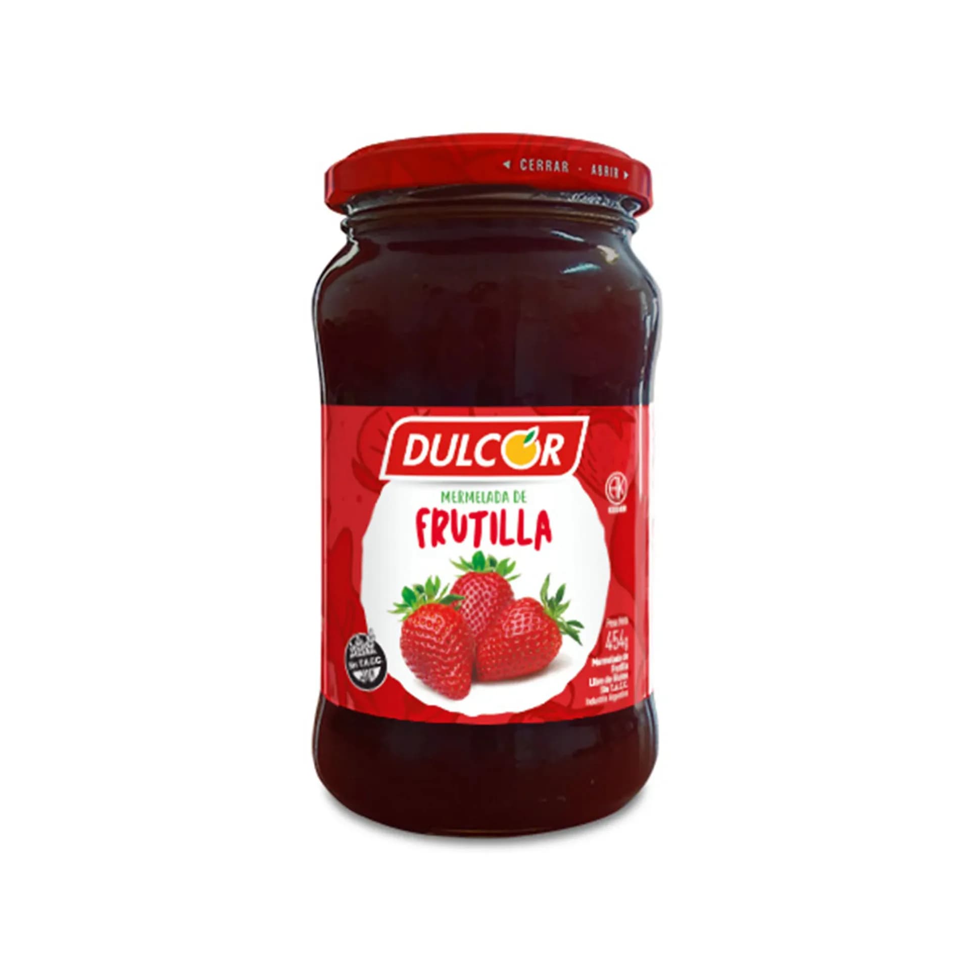 Mermelada de frutilla Dulcor 454g