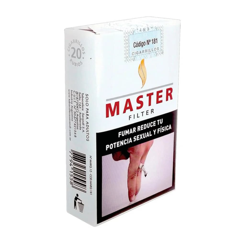Cigarrillo Master X20
