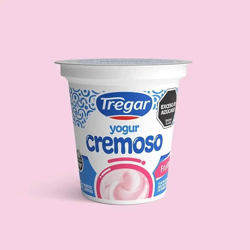 Yogur Cremoso Tregar de Frutilla