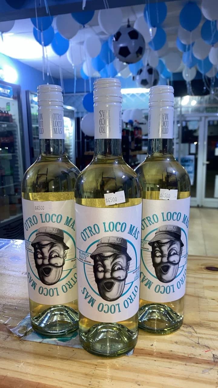 VINO OTRO LOCO MAS BLANCO DULCE 750ML