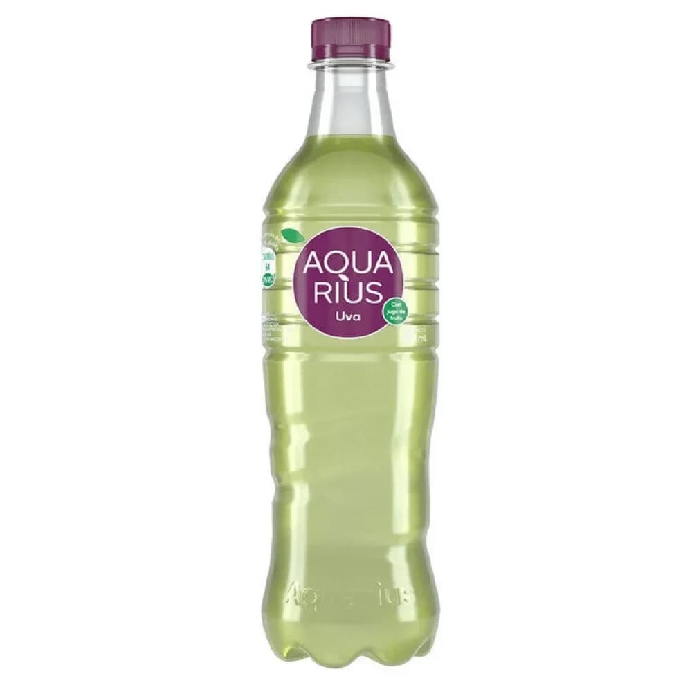 Agua saborizada Aquarius Uva Verde 500ml