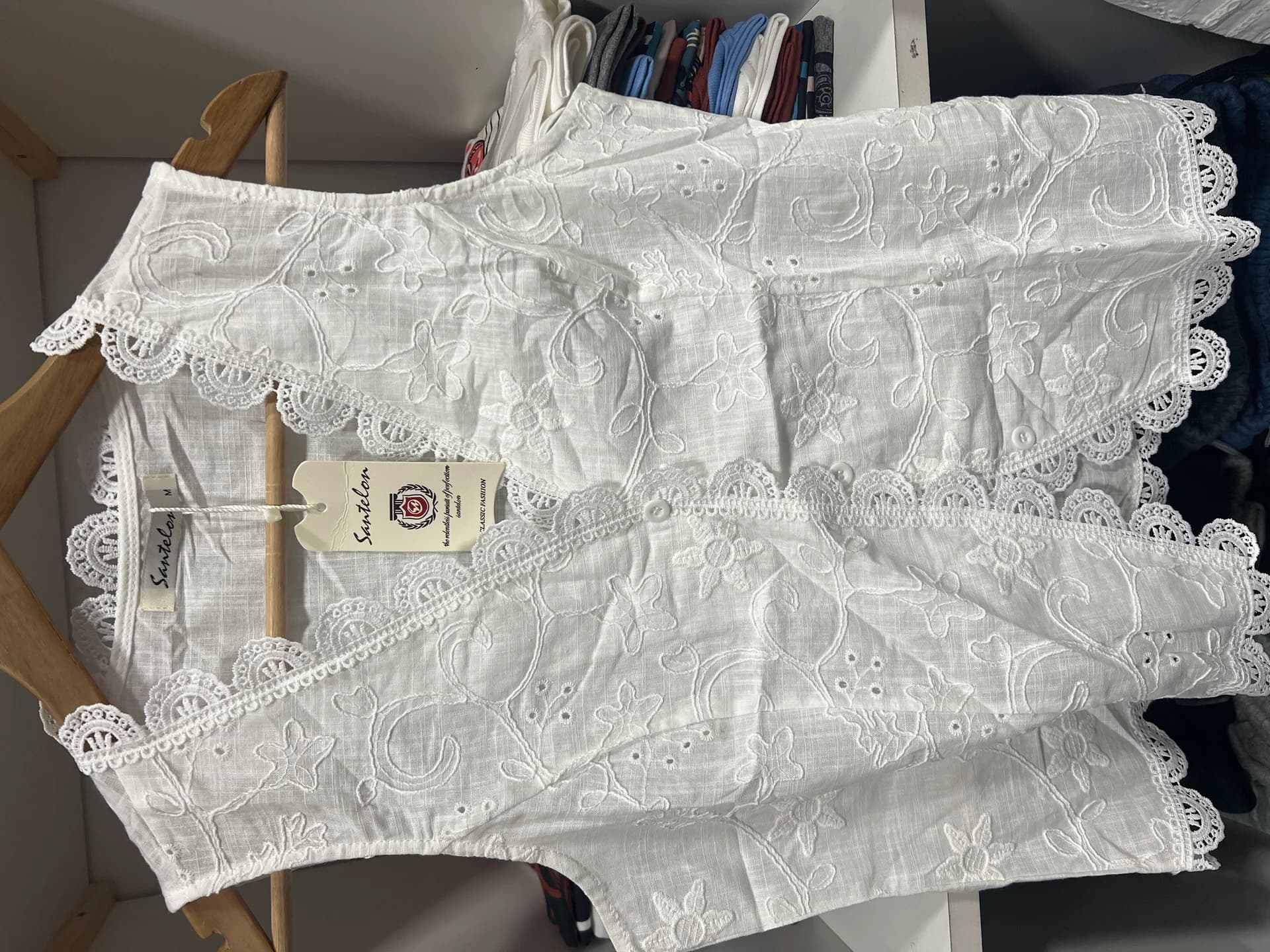 MUSCULOSA BRODERI BORDADO