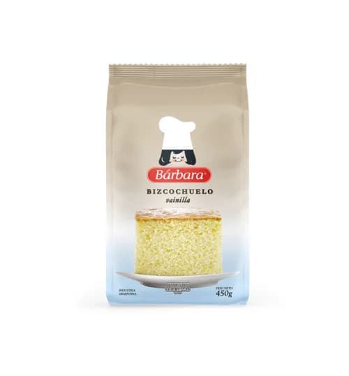 Bizcochuelo Vainilla  Barbara 450g