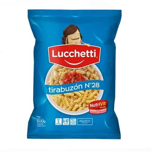 Lucchetti tirabuzon N°28 6 porciones