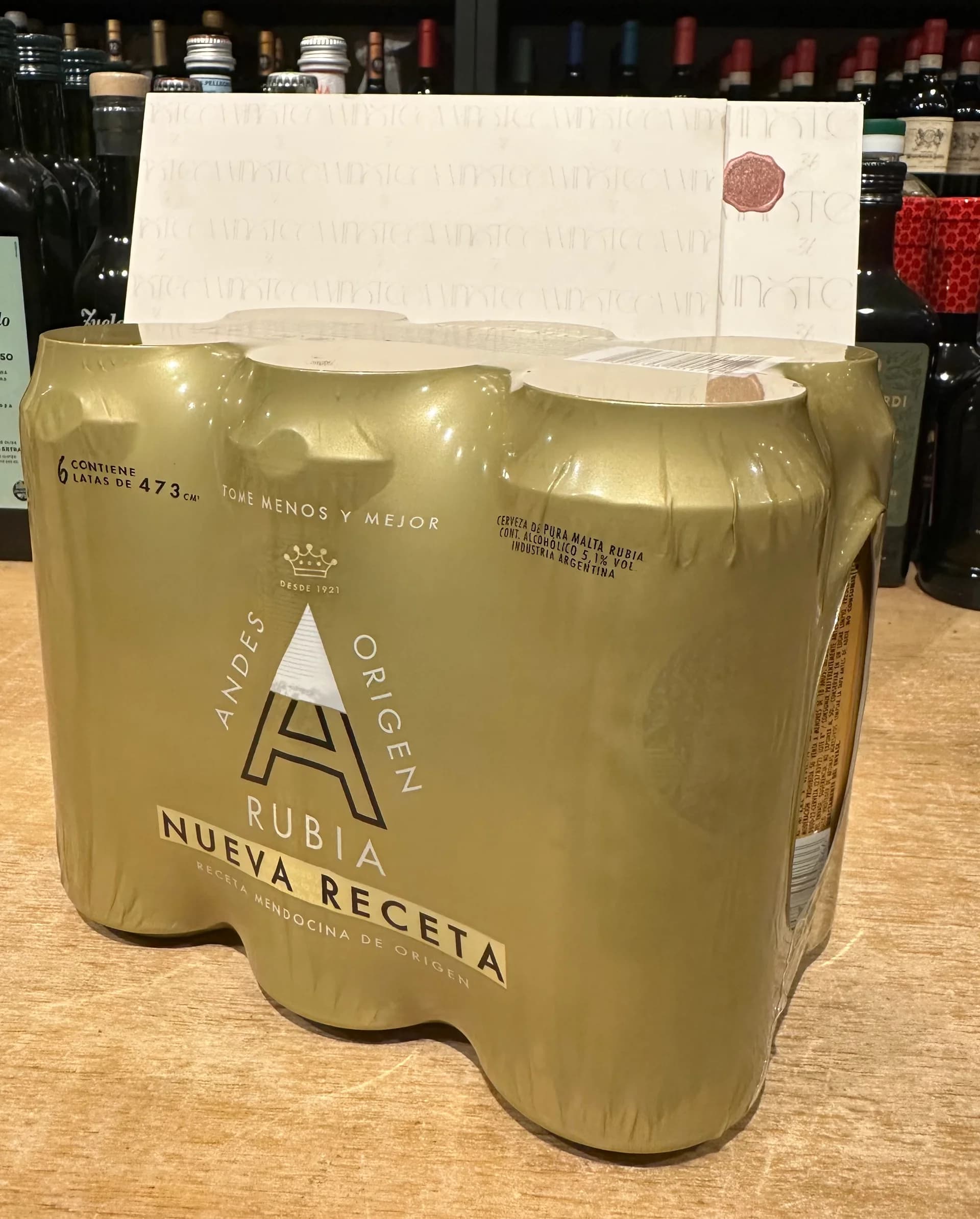Andes Rubia 473 cc Pack X 6 Unidades