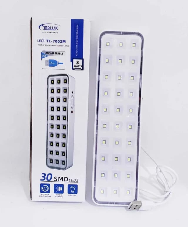 LUZ DE EMERGENCIA 30 LED 7002M