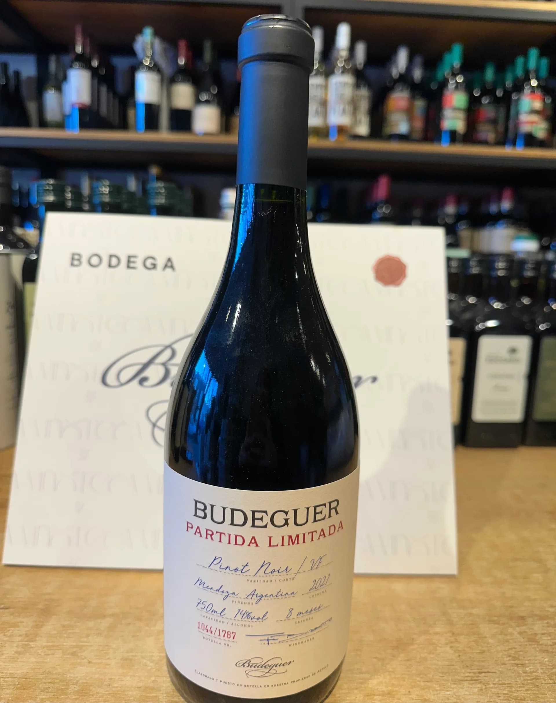 Budeguer Partida Limitada Pinot Noir