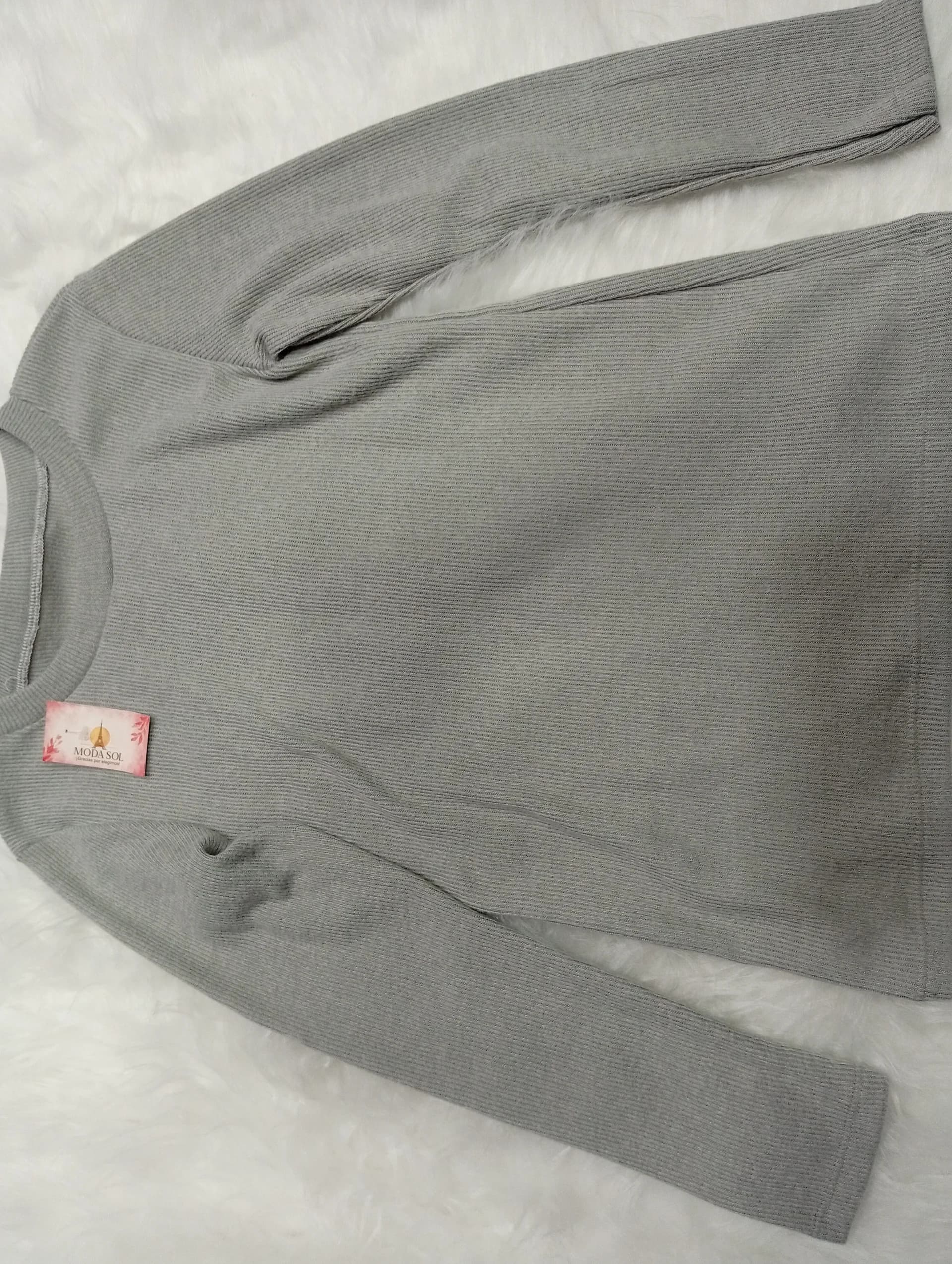 REMERA LANILLA DE DAMA