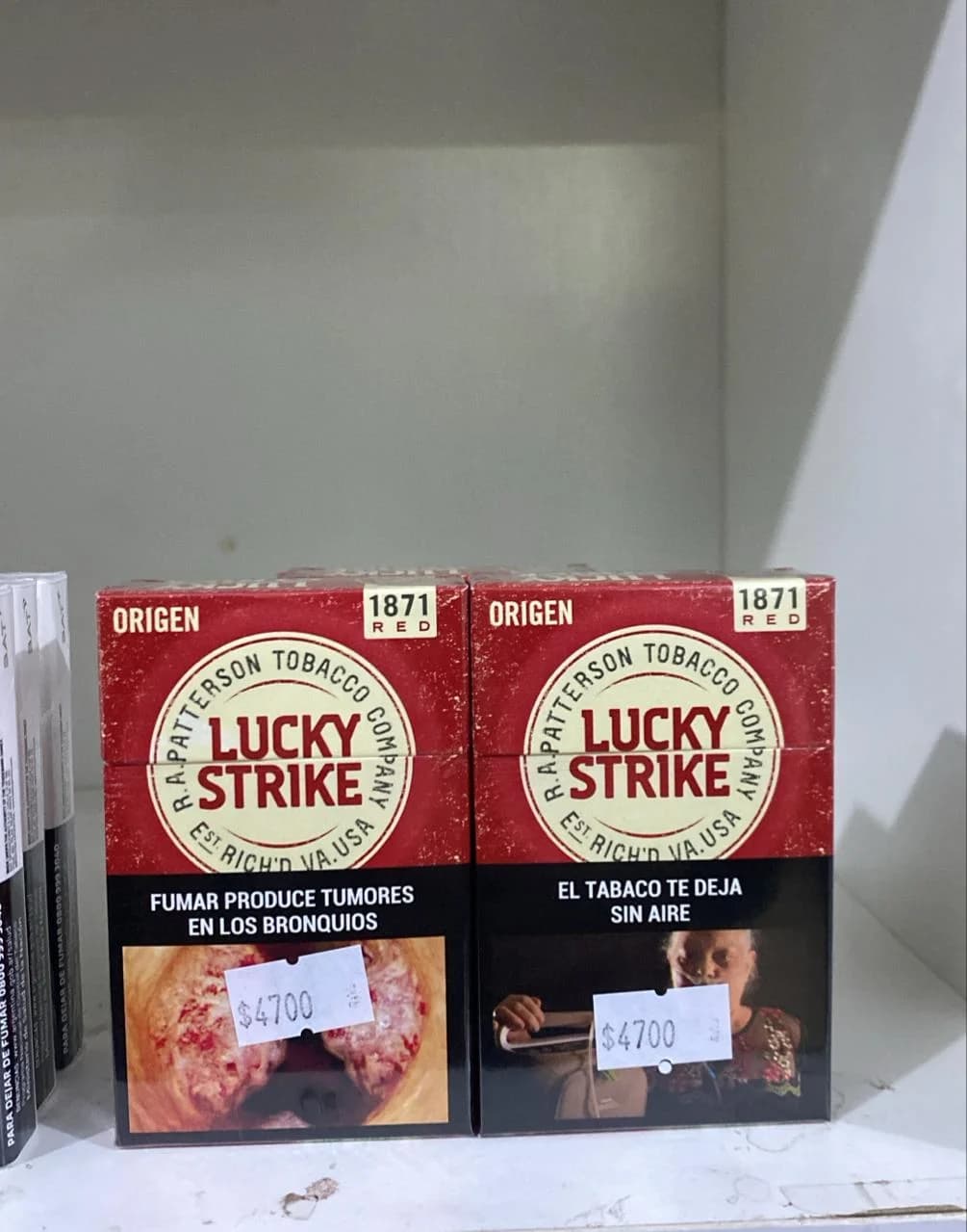 CIGARRILLO LUCKY STRIKE RED BOX x20