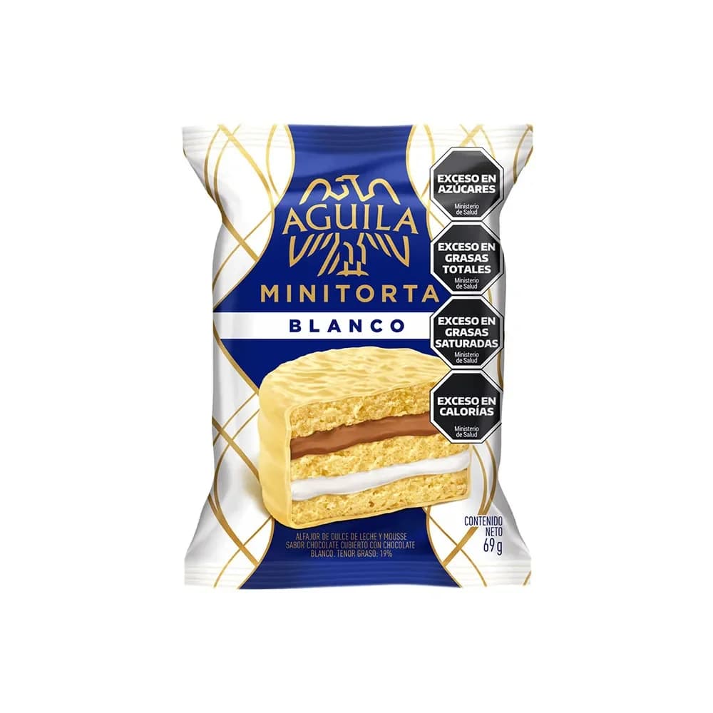 Alfajor Aguila Minitorta Blanco