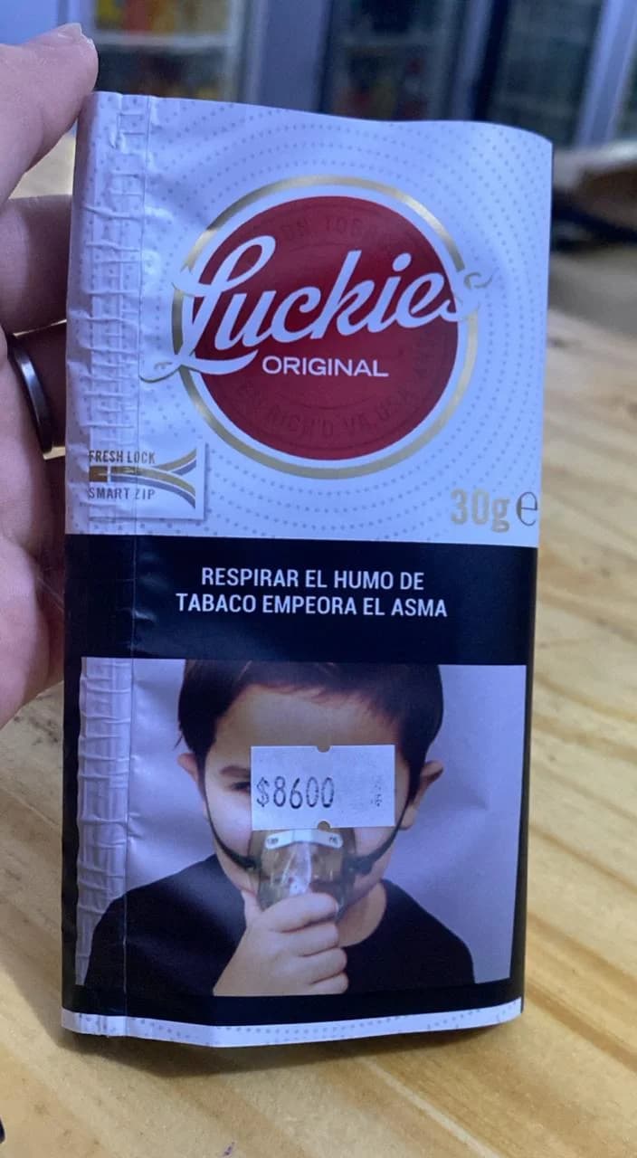 TABACO LUCKIES ORIGINAL 30grs