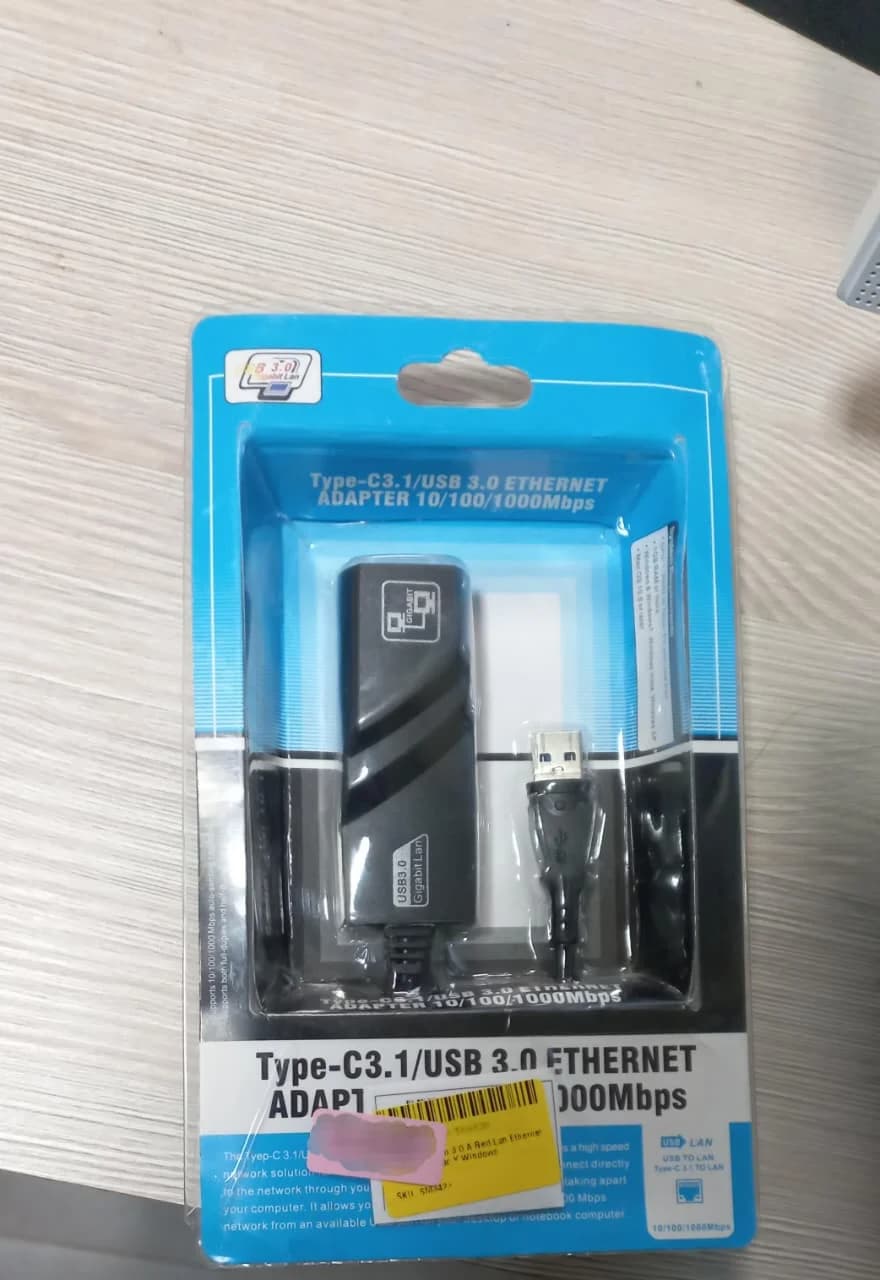 Adaptador Usb 3.0 A Red Lan Ethernet Rj45 Para Mac Y Windows